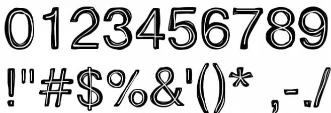 Father Nelson Regular Font OTHER CHARS