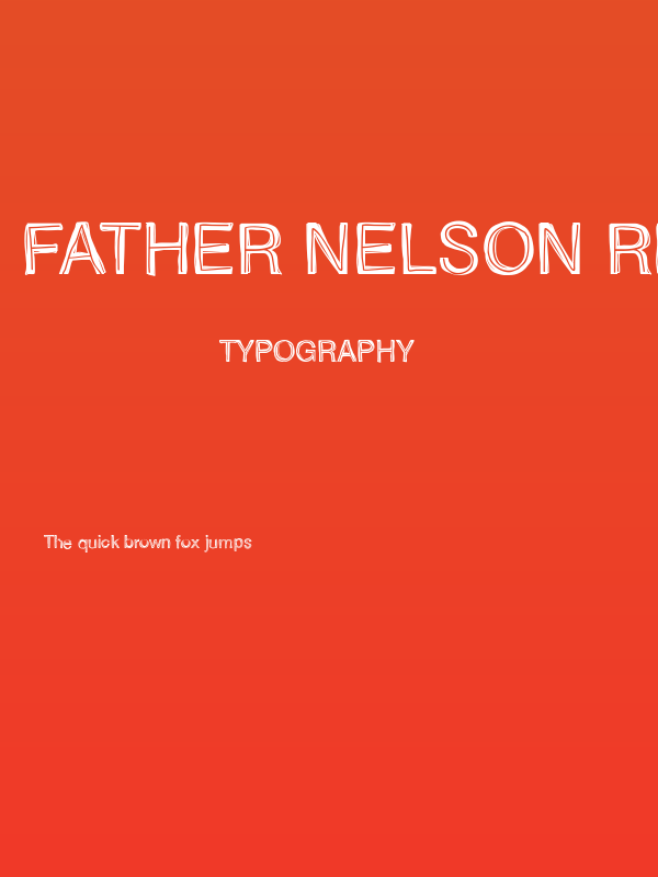 Father Nelson Regular Poster