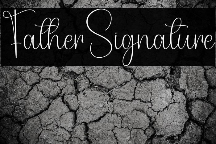 Father Signature Example 3