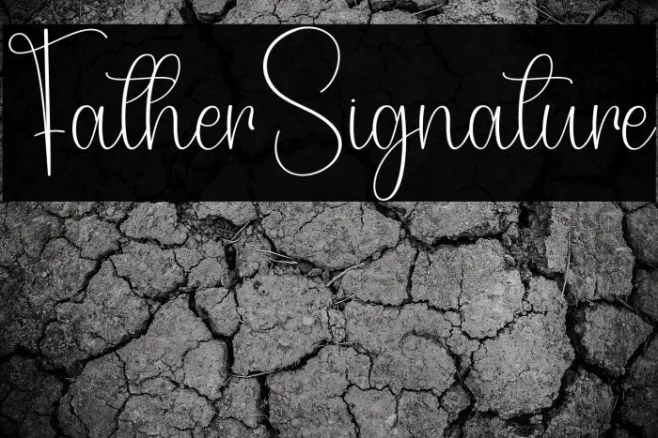 Father Signature Example 3