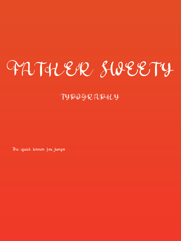 Father Sweety Poster