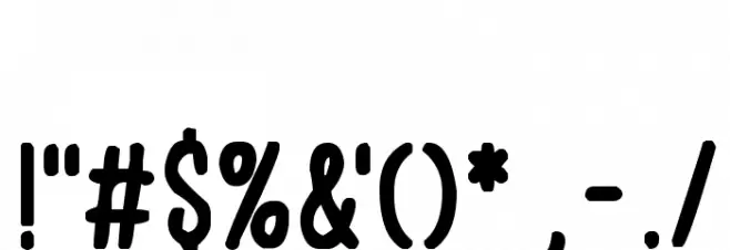 Father Font OTHER CHARS