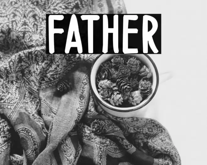 Father Font examples
