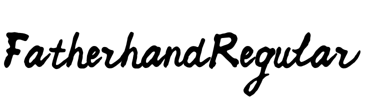 FatherhandRegular  Fuentes Gratis Descargar