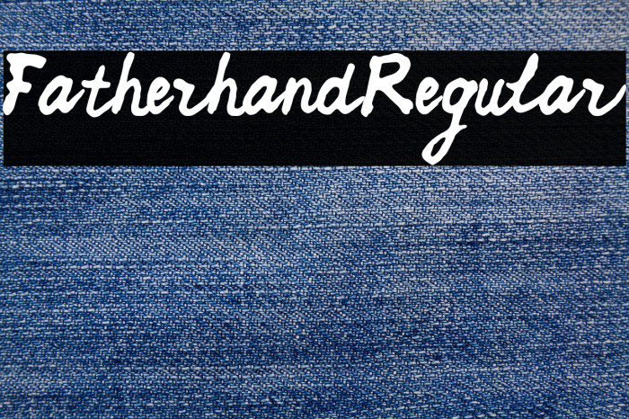 FatherhandRegular Example 3