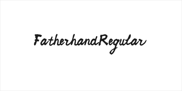 FatherhandRegular Logo
