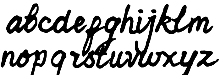FatherhandRegular Font LOWERCASE