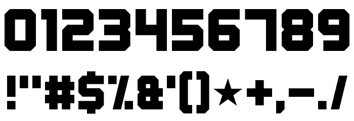 Fatherland Faker Font OTHER CHARS