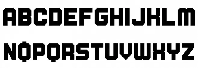 Fatherland Faker Font UPPERCASE