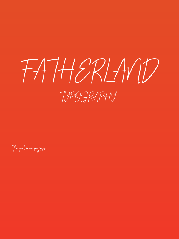 Fatherland Poster