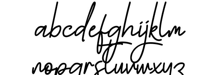 Fatherland Font LOWERCASE