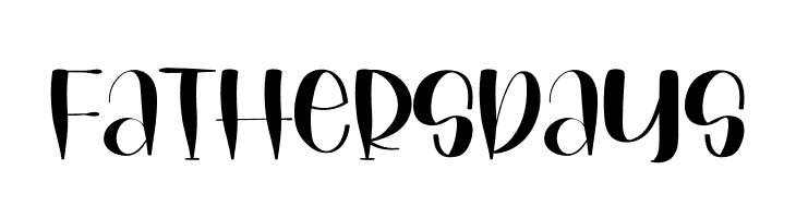 Fathers Days  Frei Schriftart Herunterladen