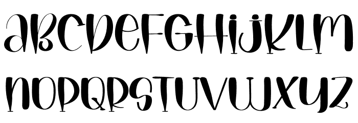 Fathers Days Font LOWERCASE