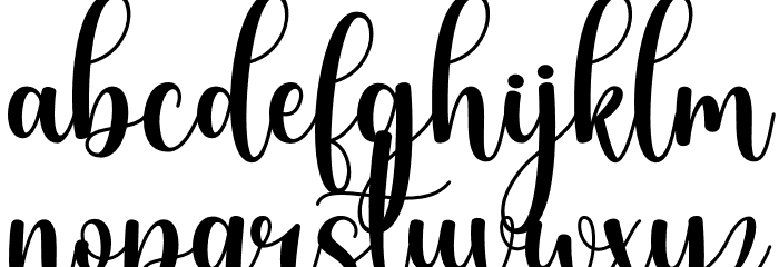 Fathers Font LOWERCASE