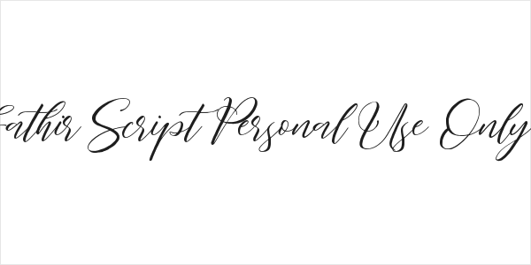 Fathir Script Personal Use Only Logo