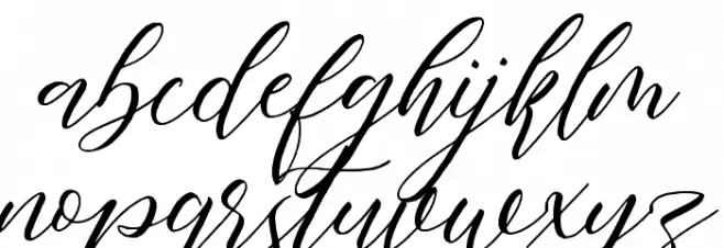 Fathir Script Personal Use Only फ़ॉन्ट लोअरकेस