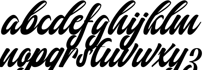 Fathoni Font LOWERCASE