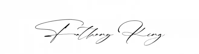Fathony King  नि: शुल्क फ़ॉन्ट्स डाउनलोड