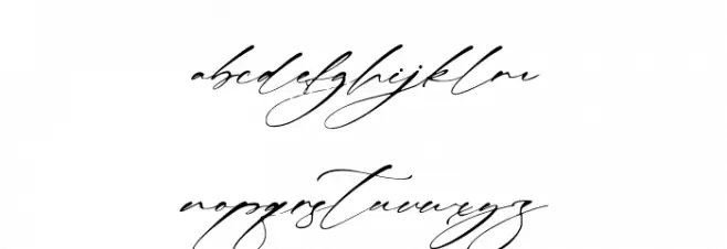 Fathony King 字体 小写