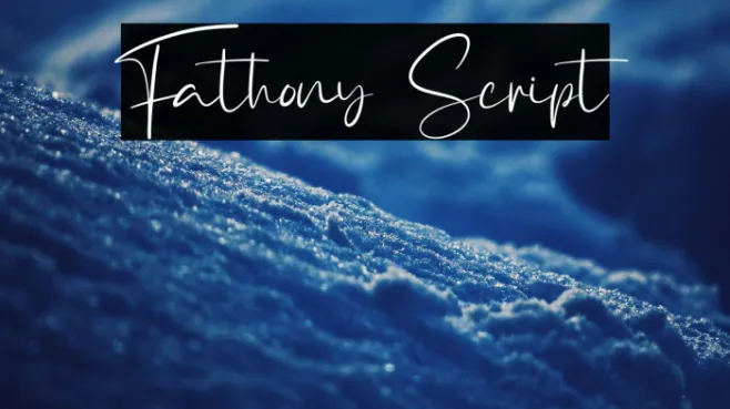 Fathony Script Example 1