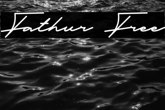 Fathur Free Font examples