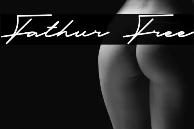 Fathur Free Font examples