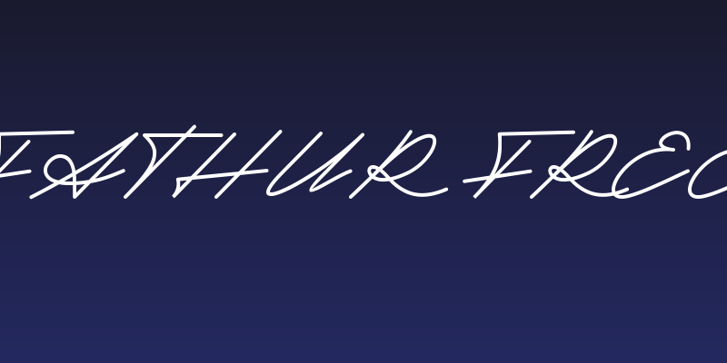 Fathur Free Social Header