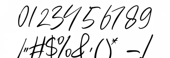 Fatigod Font OTHER CHARS