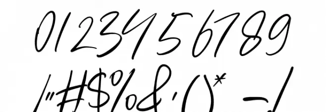 Fatigod Font OTHER CHARS