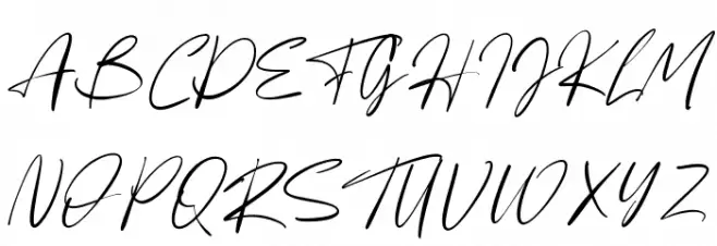 Fatigod 字体 大写