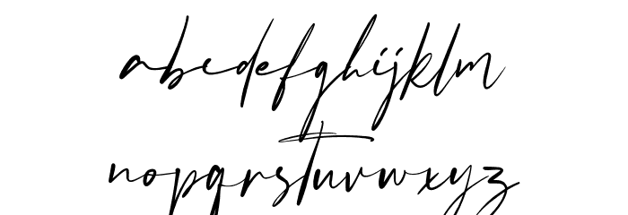 Fatigod Font LOWERCASE