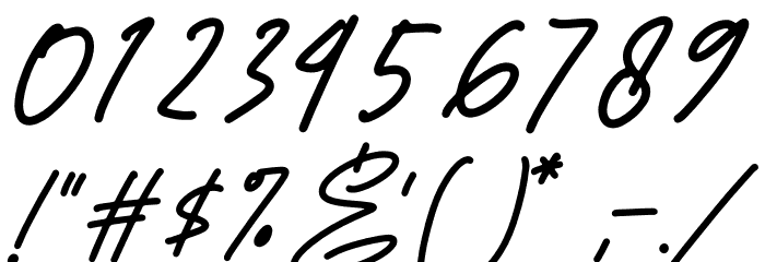 Fatiha Font OTHER CHARS