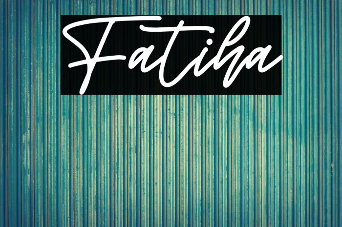 Fatiha Example 1
