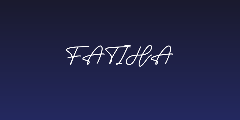 Fatiha Social Header