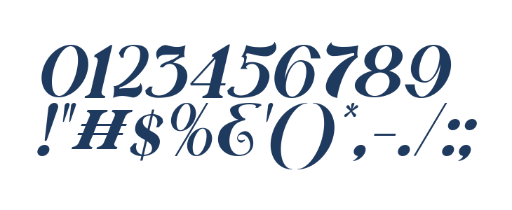 Fatin Gengky Italic Other Characters