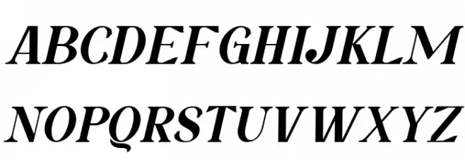 Fatin Gengky Italic Schriftart Groß