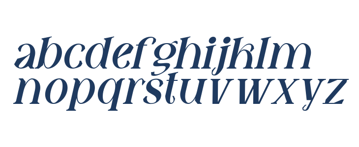 Fatin Gengky Italic Lowercase