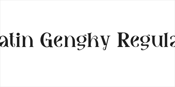 Fatin Gengky Regular Logo