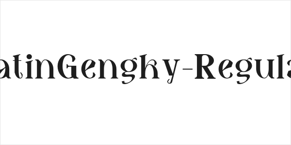 FatinGengky-Regular Logo