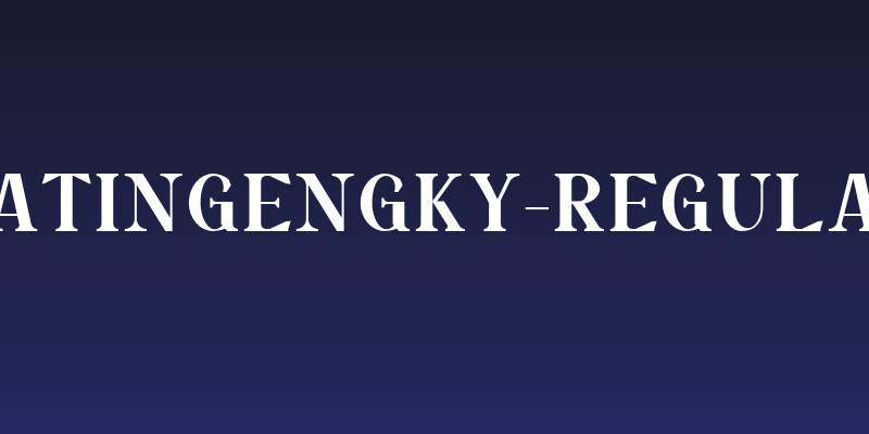FatinGengky-Regular Social Header