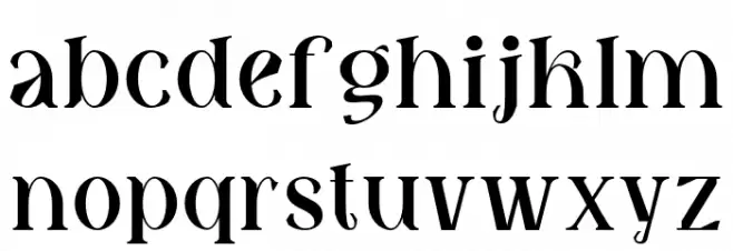 FatinGengky-Regular Caratteri MINUSCOLO