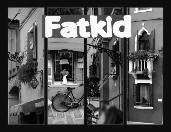 Fatkid Font examples