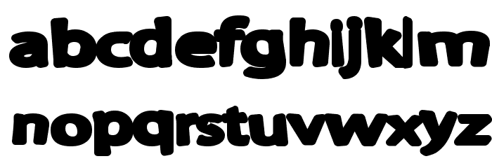 Fatkid Font LOWERCASE