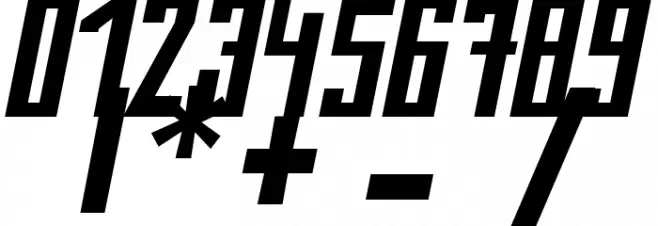 Fatman Bold Font OTHER CHARS