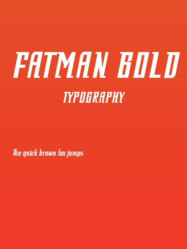 Fatman Bold Poster