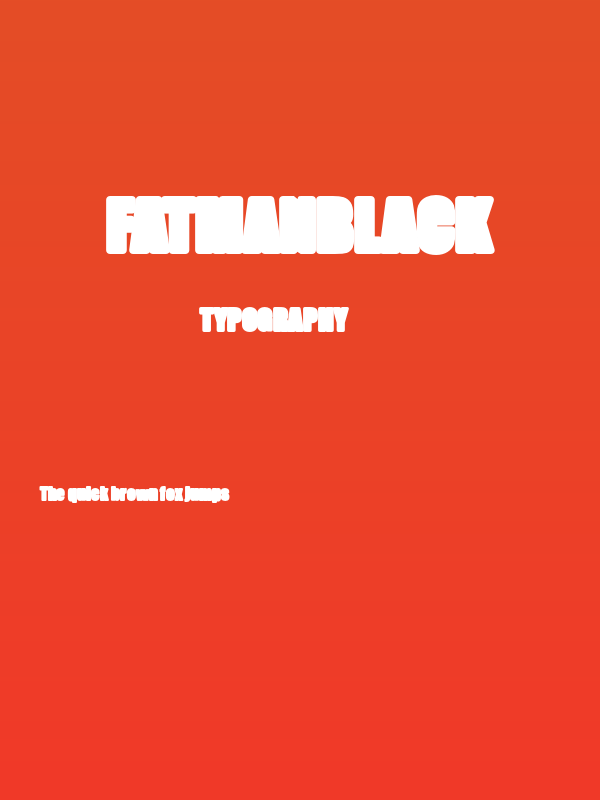 FatmanBlack Poster