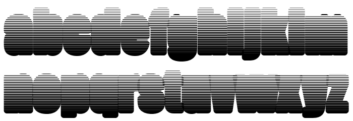 FatmanLight Font LOWERCASE