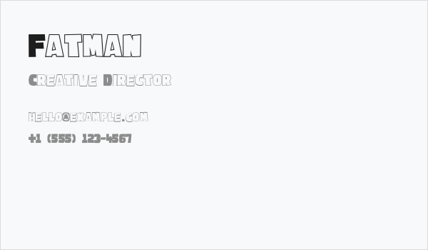 Fatman Business Card