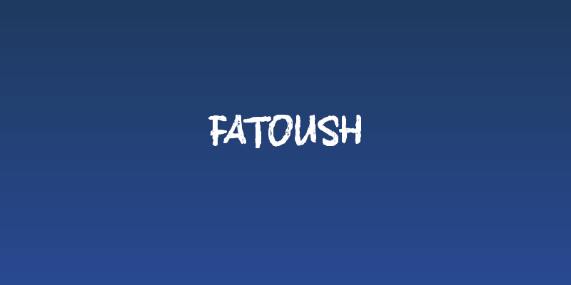 Fatoush Social Header