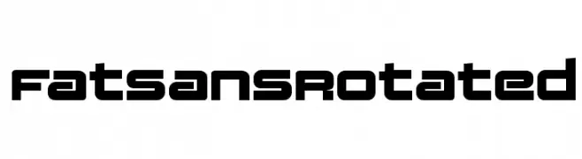 FatsansRotated  baixar fontes gratis